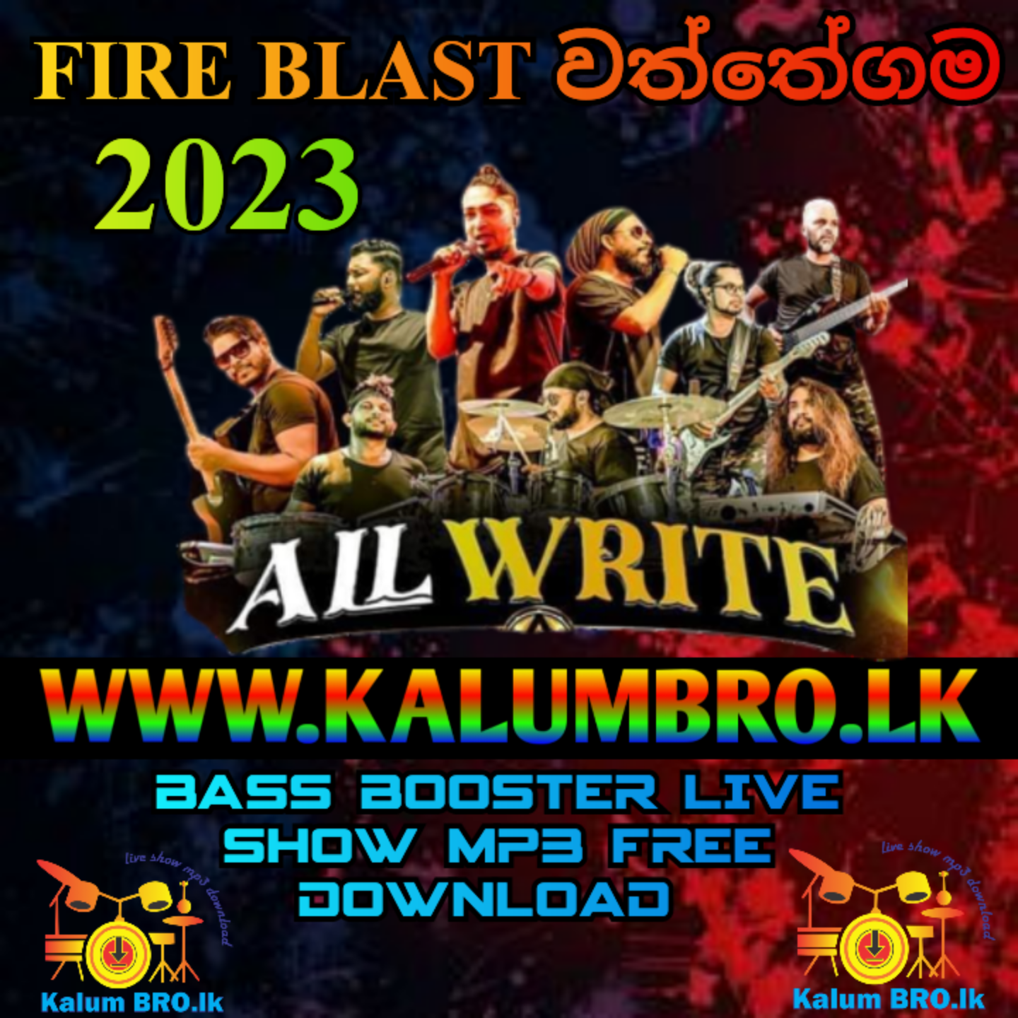 ALL WRITE LIVE IN WATTHEGAMA FIRE BLAST 2023