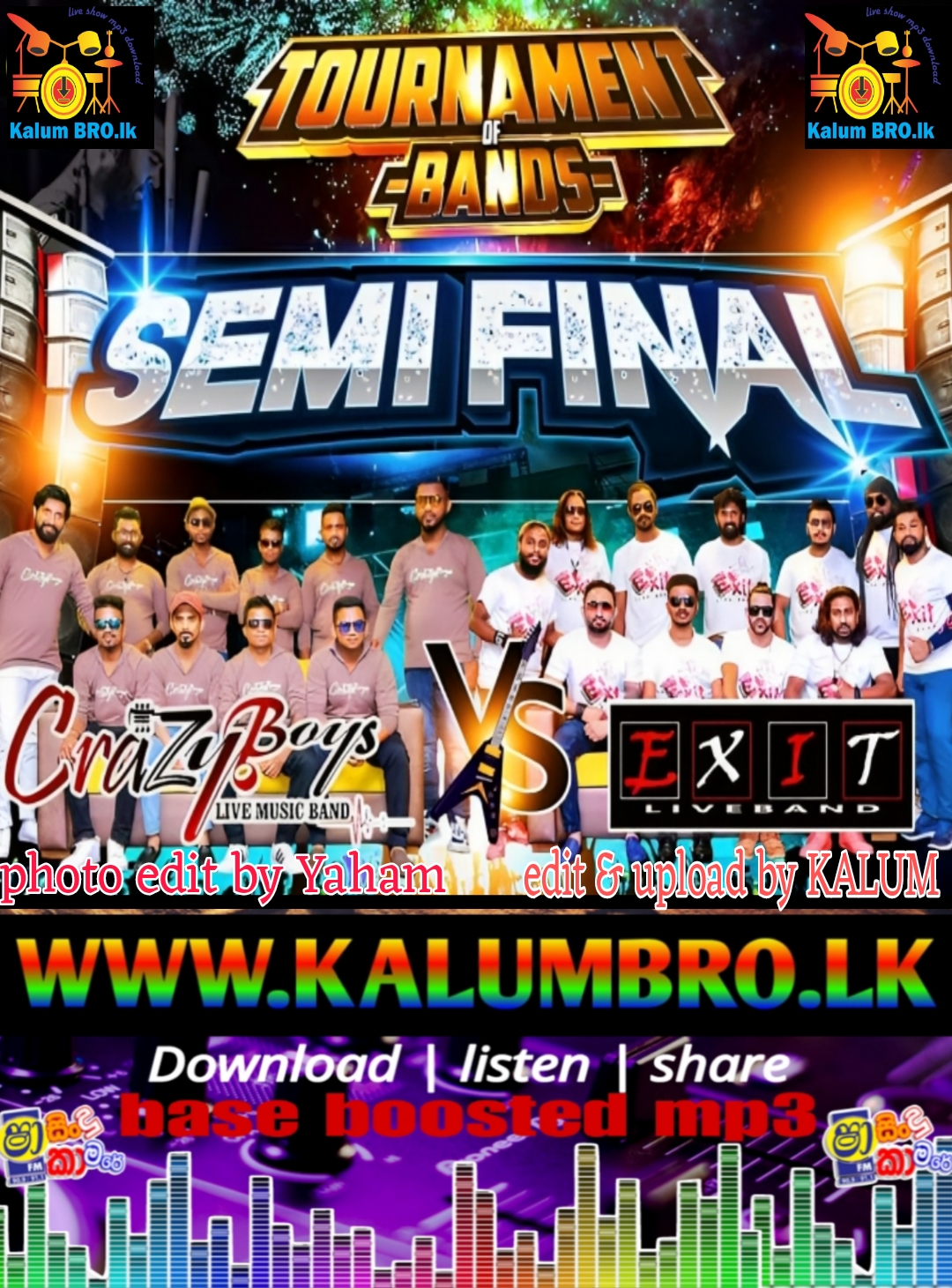 SHAA FM TOUREMENT OF SEMI FINAL 01 RATHNAPURA CRAZY BOYS VS KADUWELA EXIT 2023.11.10